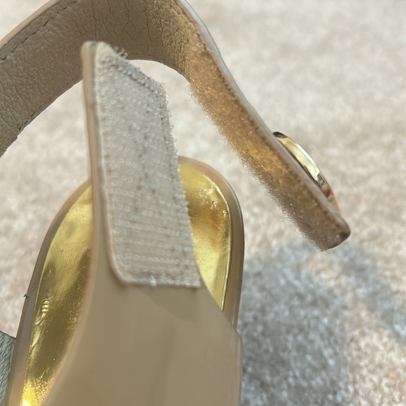 MICHAEL Michael Kors Open Toe Sandals - Joselle Logo High-Heel, Size 6.5 - Picture 10 of 11